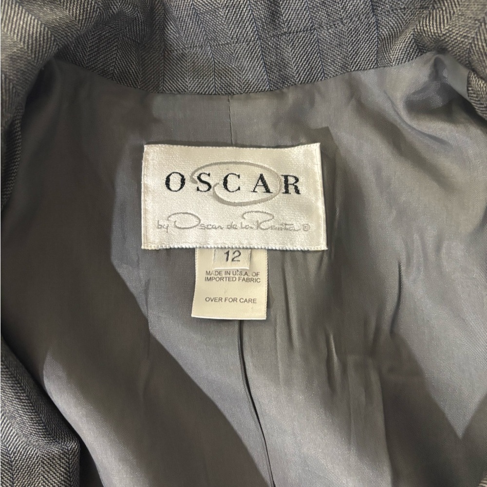Oscar de la Renta Gray Blazer